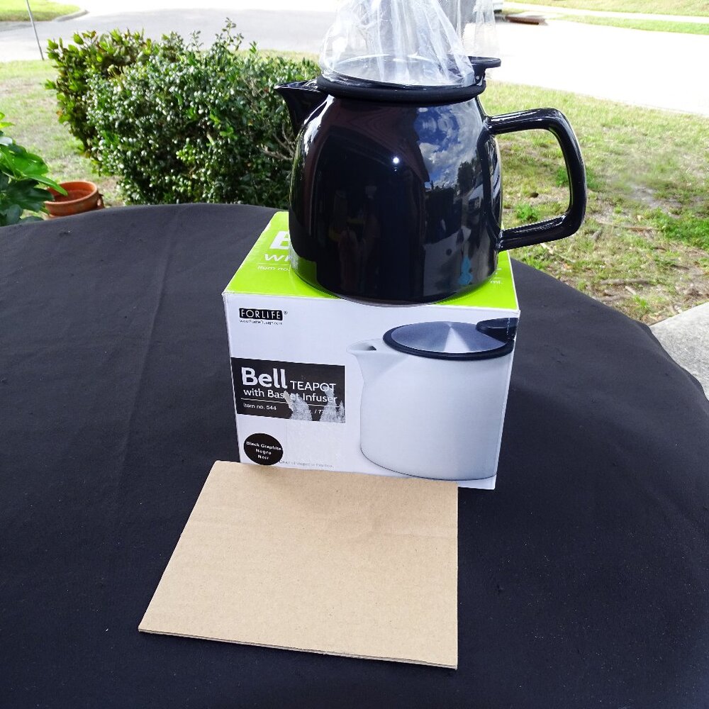 BELL TEAPOT with Basket Infuser